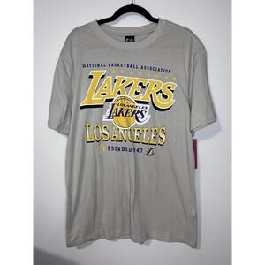 Nba Los Angeles Lakers Basketball Tee Ultra Game Unisex T-Shirt Adult L Nwt
